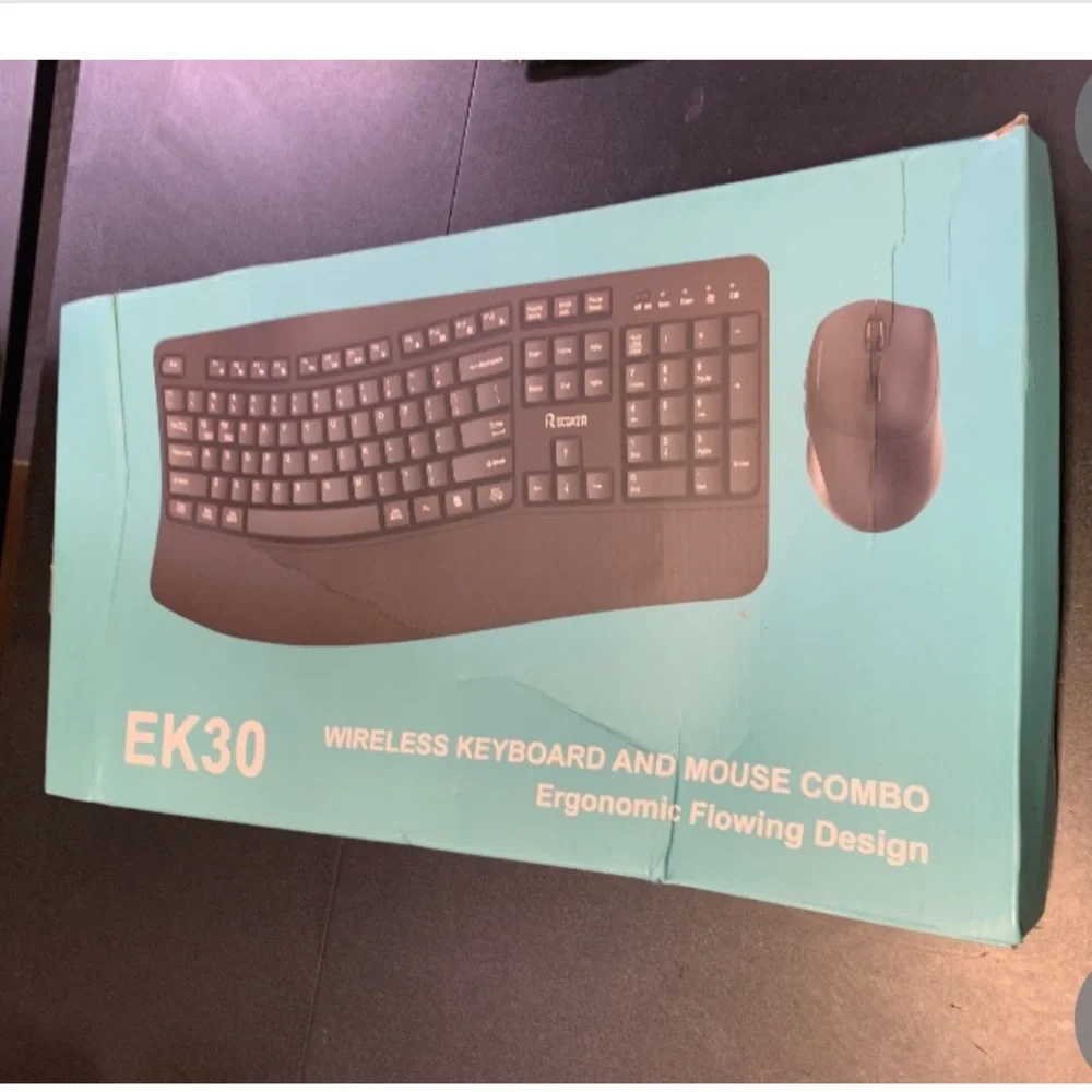 Wireless Black Keyboard and Mouse Combo